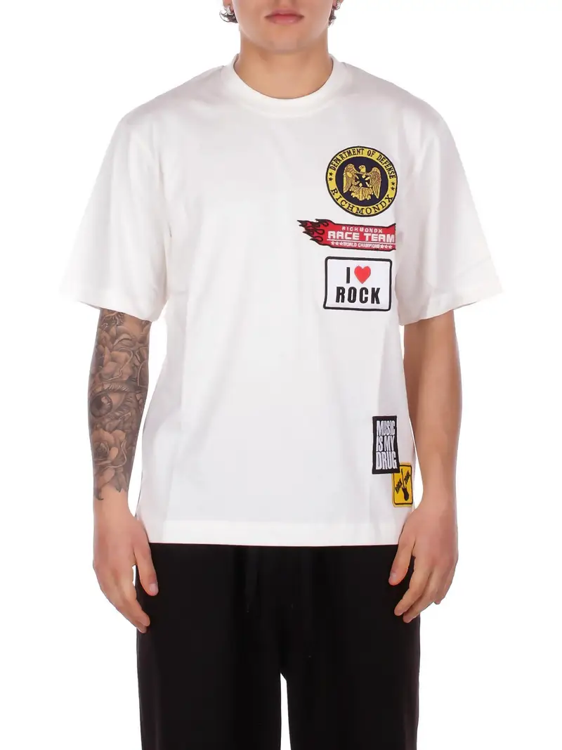 JOHN RICHMOND T-shirt Uomo Bianco 4240179