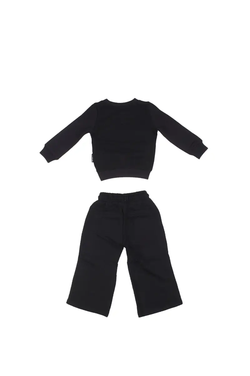 Tuta Bambina JOHN RICHMOND Black Set sweatshirt+pants orana miniatura 2