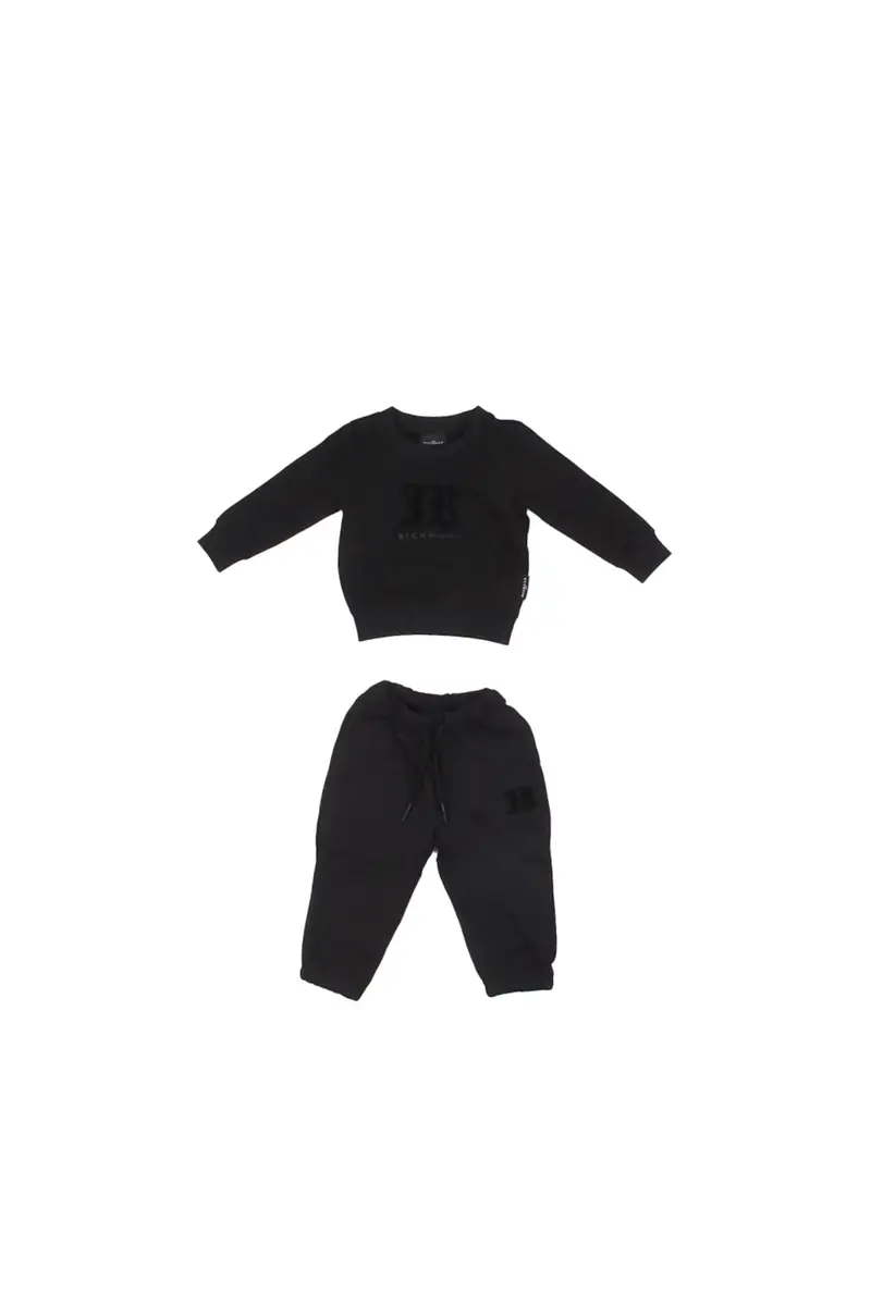 Tuta Bambino JOHN RICHMOND Black Set sweatshirt+pants gokro