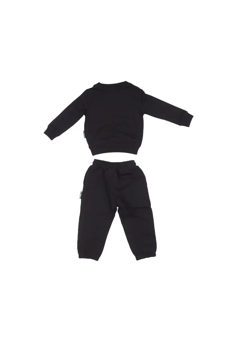 Tuta Bambino JOHN RICHMOND Black Set sweatshirt+pants sibri miniatura 2