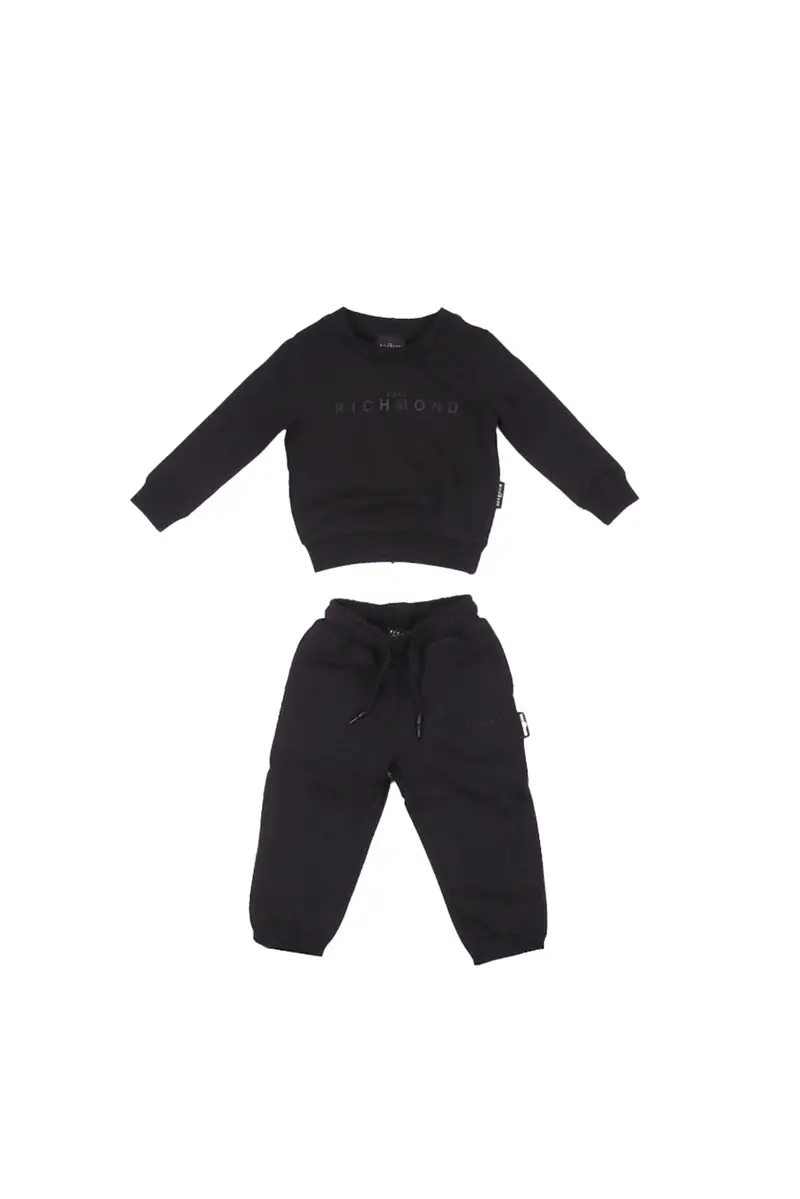Tuta Bambino JOHN RICHMOND Black Set sweatshirt+pants sibri