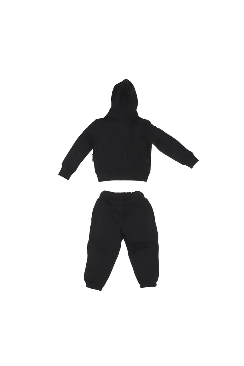 Tuta Bambino JOHN RICHMOND Black Set sweatshirt zip+pants diamb miniatura 2