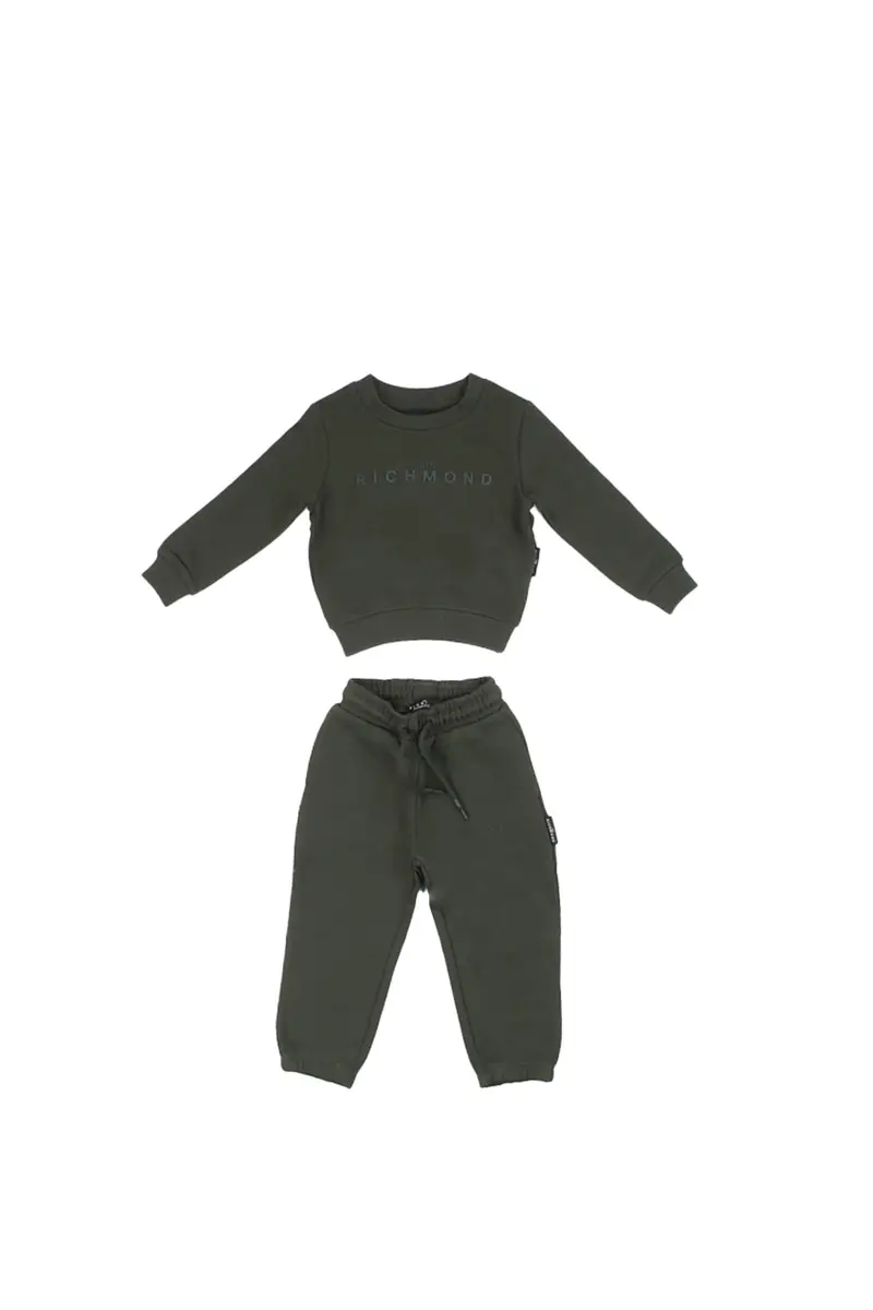 Tuta Bambino JOHN RICHMOND Forest green Set sweatshirt+pants sibri