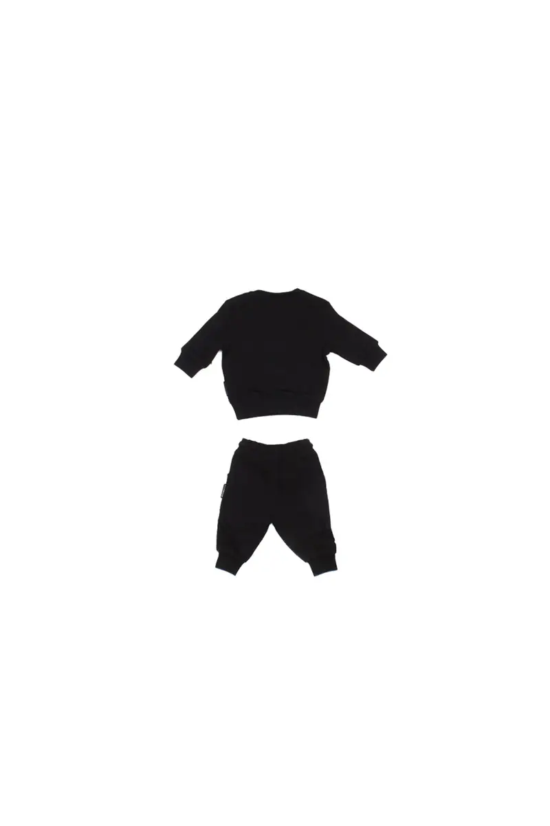 Tuta Unisex Junior JOHN RICHMOND Black Set sweatshirt+pants kanau miniatura 2