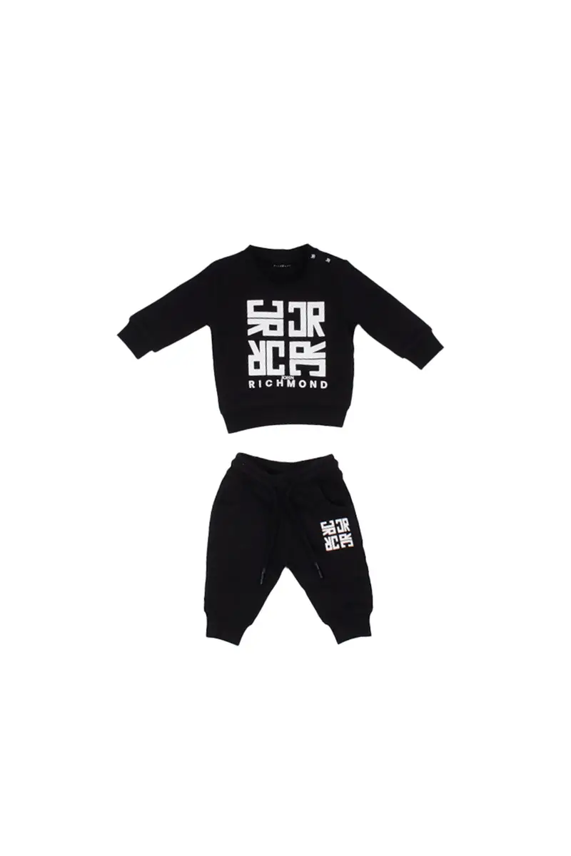 Tuta Unisex Junior JOHN RICHMOND Black Set sweatshirt+pants sokura