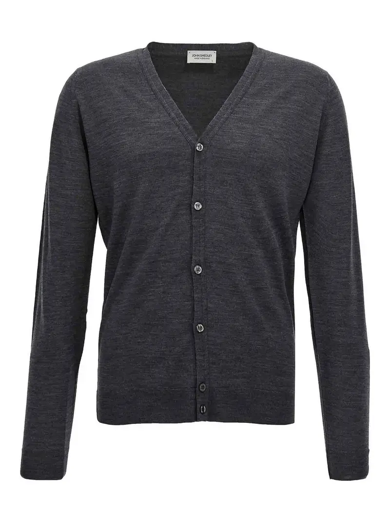 JOHN SMEDLEY Cardigan Grigio 4067115