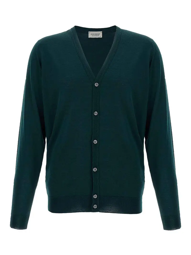 JOHN SMEDLEY Cardigan Verde 4009803