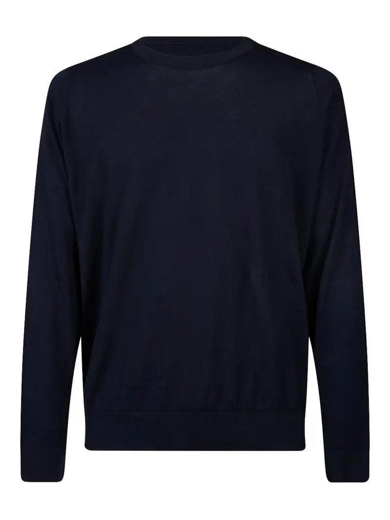 Maglione In Cotone Blu scuro