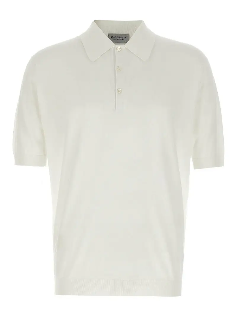 JOHN SMEDLEY Polo Bianco 4257339