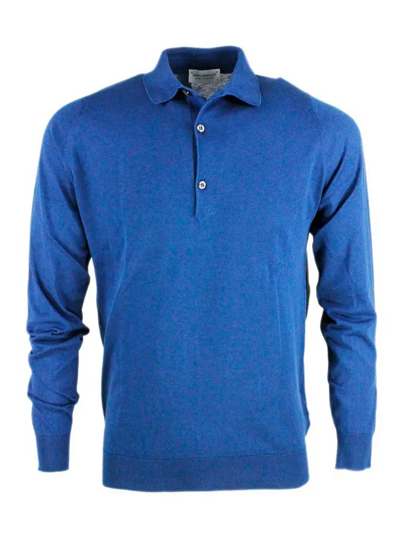 JOHN SMEDLEY Polo Azzurro 3252937