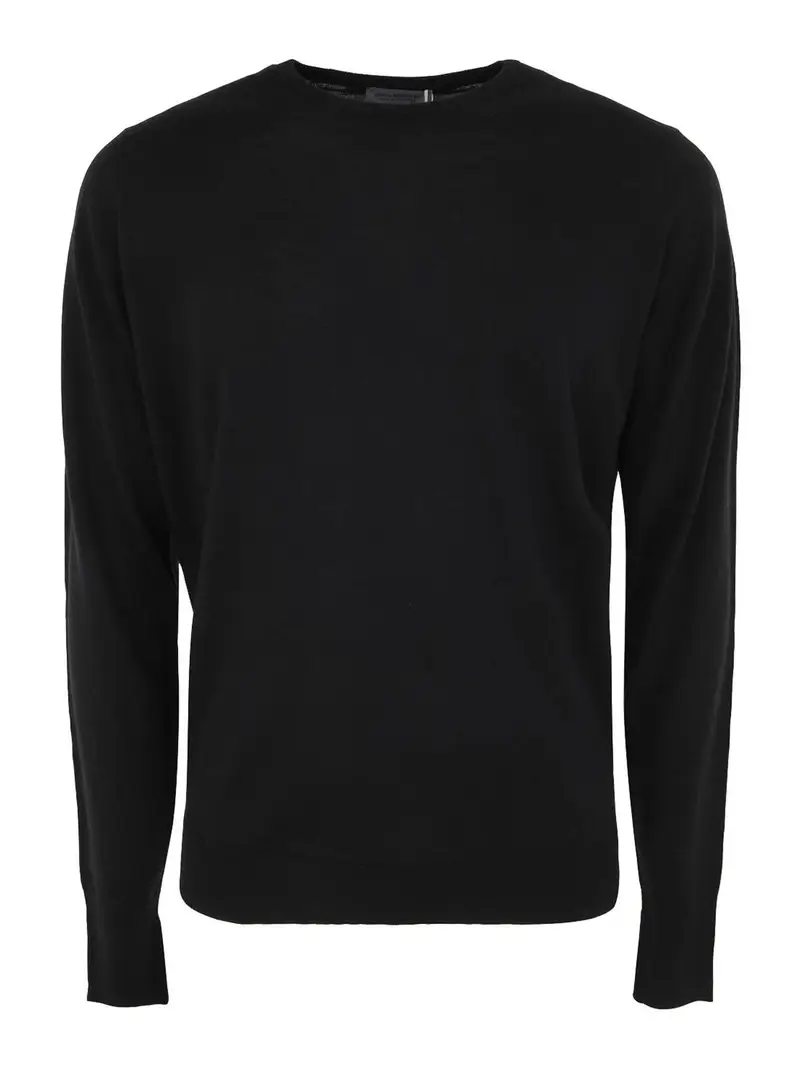 Pullover Marcus girocollo a maniche lunghe Nero