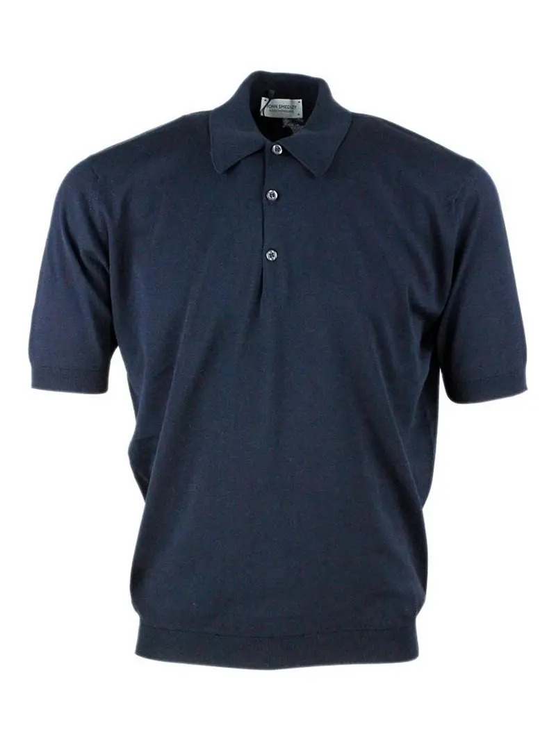 JOHN SMEDLEY T-shirt Blu 3272894