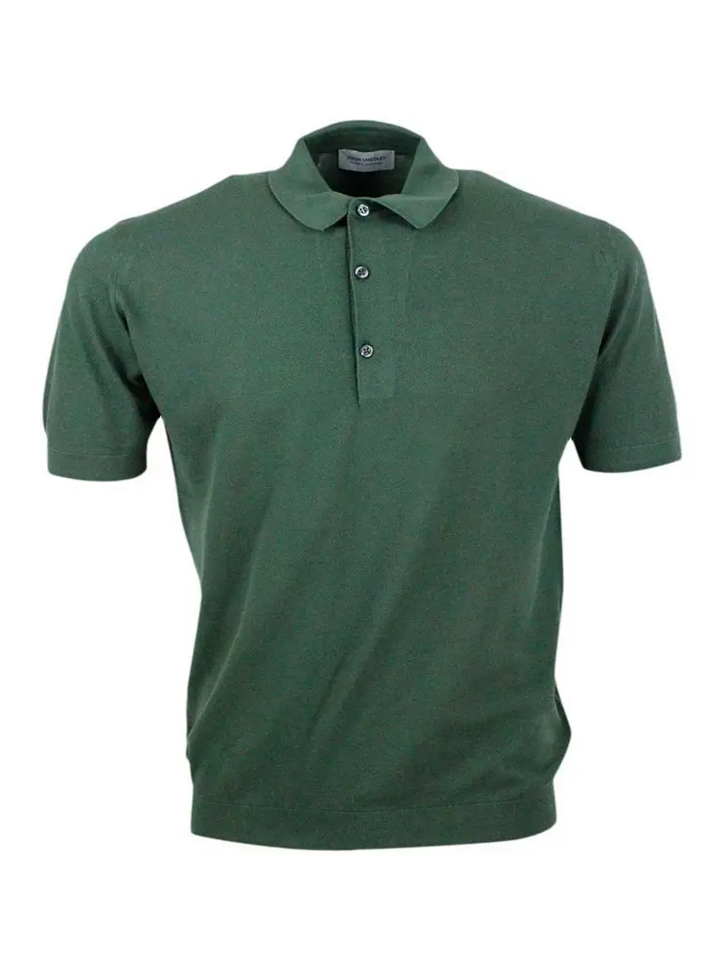 JOHN SMEDLEY T-shirt Verde 3357617
