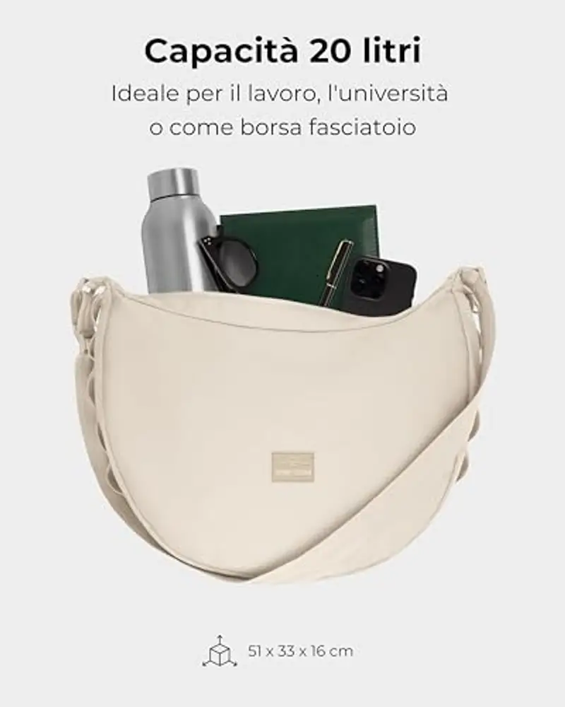 Johnny Urban Marsupio Uomo Beige 1902239 miniatura 3