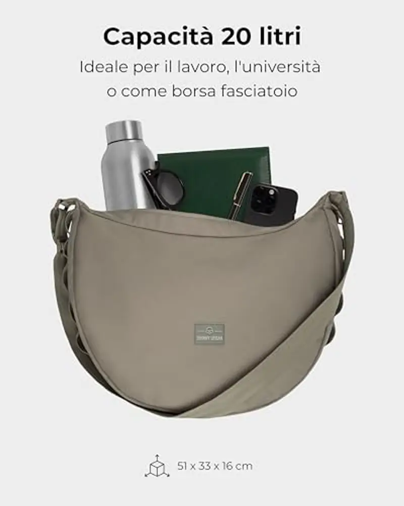 Johnny Urban Marsupio Uomo Grigio 1902228 miniatura 3