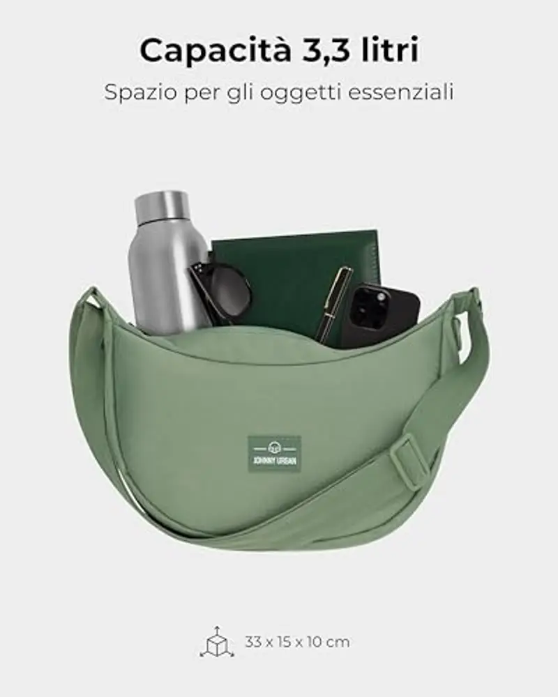 Johnny Urban Marsupio Uomo Verde 1902226 miniatura 3