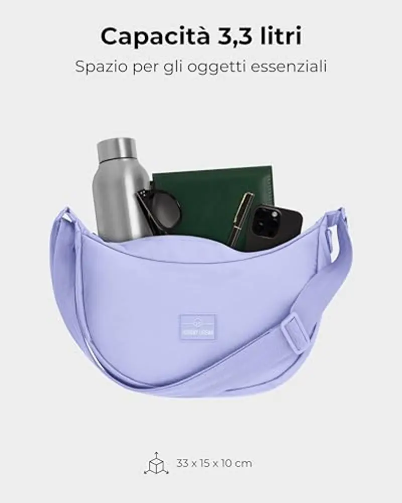 Johnny Urban Marsupio Uomo Viola 1902235 miniatura 3