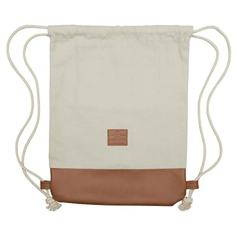 Johnny Urban Zaino con Cordone Donna Uomo Beige Marrone - Luke - Borsa in Cotone - Per il tempo libero, festival, palestra - Sacco Sportive - Idrorepellente miniatura 3
