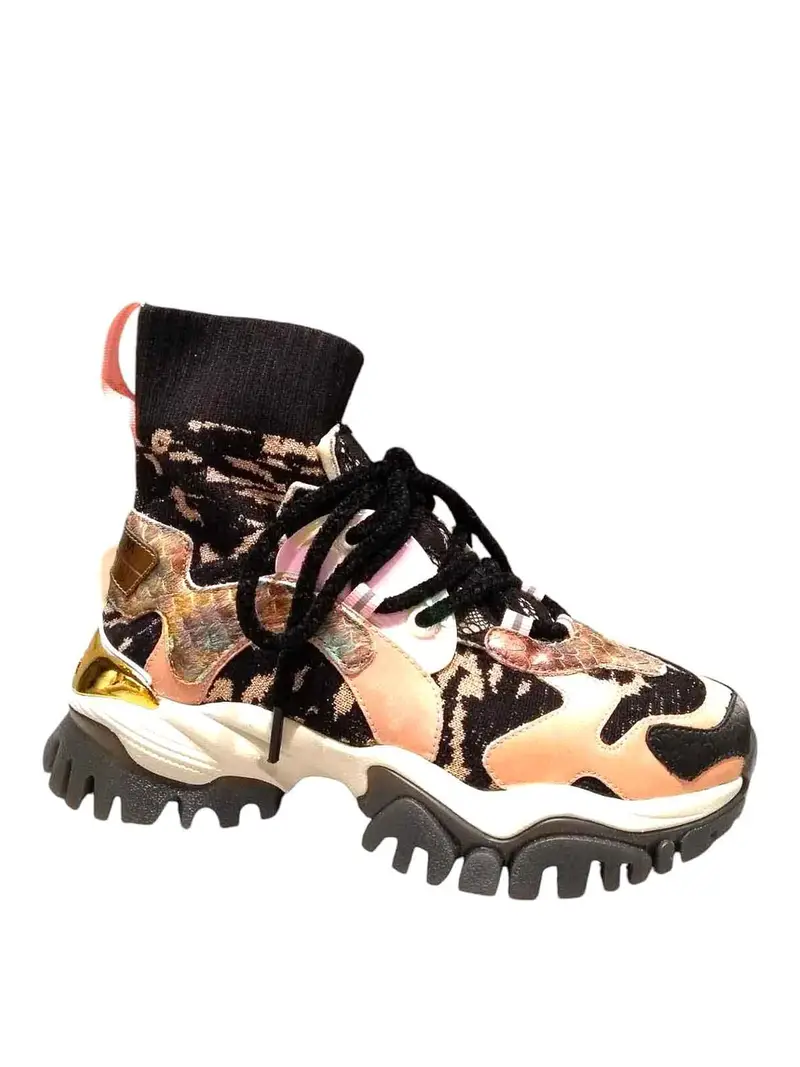 Sneakers Color Carne E Neutri