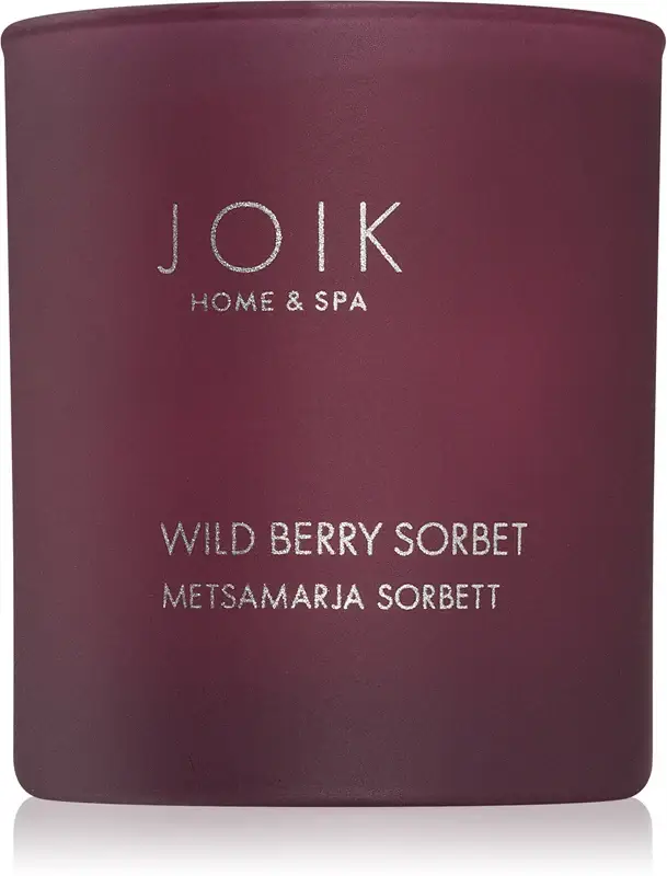 Joik Home & Spa Wild Berry Sorbet Candela Profumata 150 G