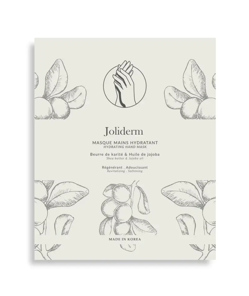 Set Duo Joliderm Joliderm Burro di Karitè e Olio di Cocco Maschera Mani Idratante Ammorbidente 2 pz 2