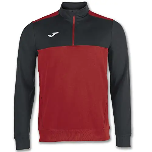 Joma 100947.601.2XL, Sweater Men's, Rosso/Nero, XXL