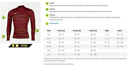 Joma 101018.331.6XS-5XS Maglia Termica - Academy a Manica Lunga da Ragazzo, Marino, 6XS miniatura 2