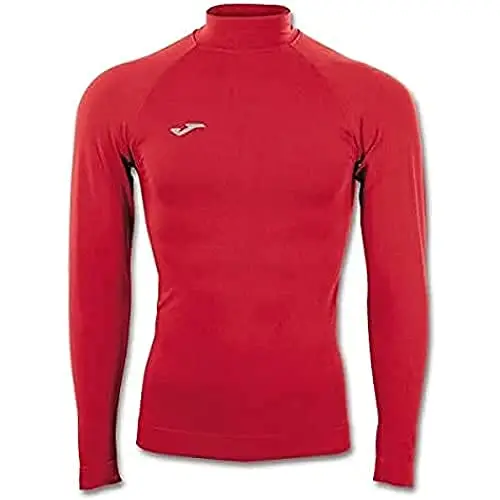 Joma 101650.600.L-XL Brama, Maglietta Termica, Uomo, Rosso, L