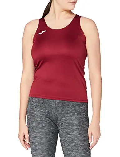 Joma Diana, 900038.671-Maglietta da Donna, Taglia M, Colore Borgogna, Rosso