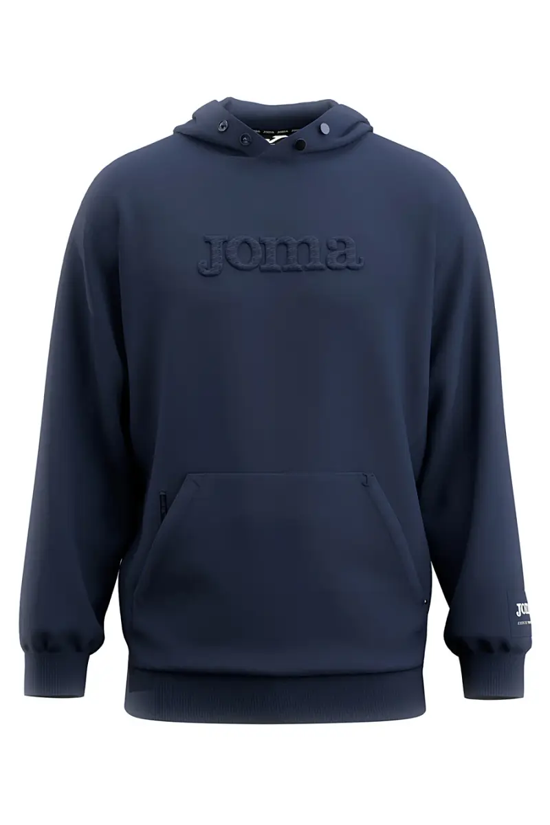Felpa blu con cappuccio regolabile e logo 3D Joma Urban Street Hoodie [BLUE]
