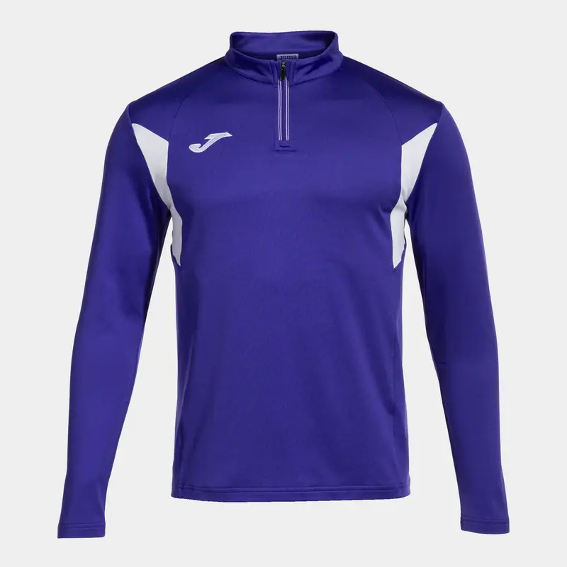 Felpa con chiusura a metà zip Joma Winner III Violet