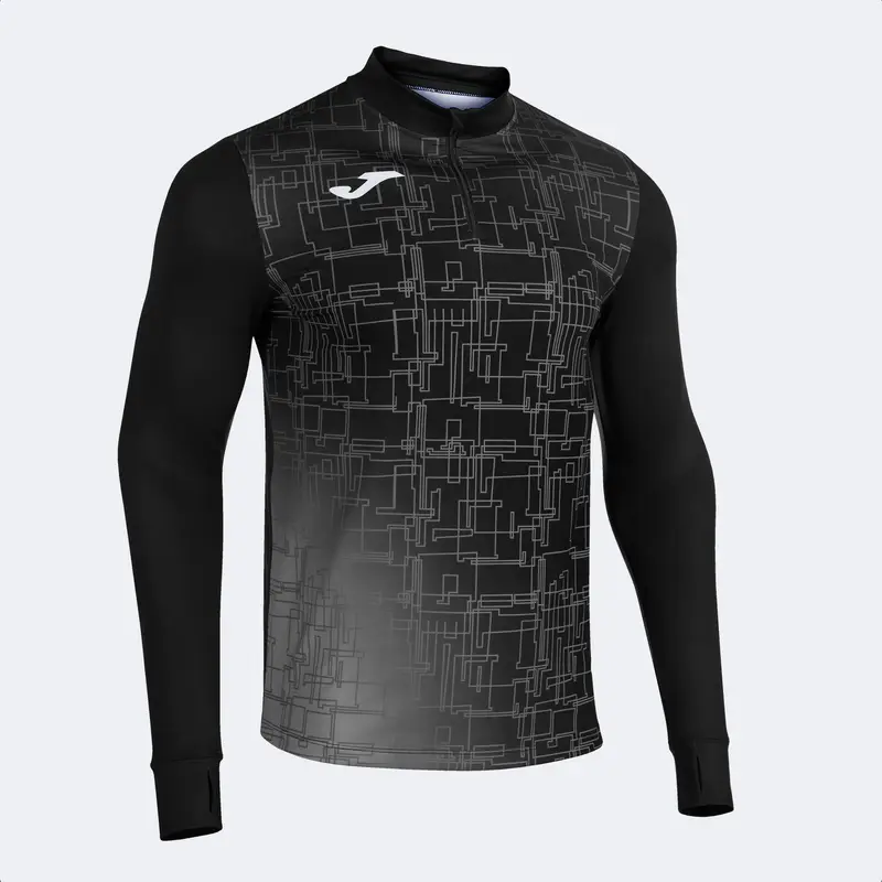 Felpa Joma Elite VIII 1/2 zip Noir
