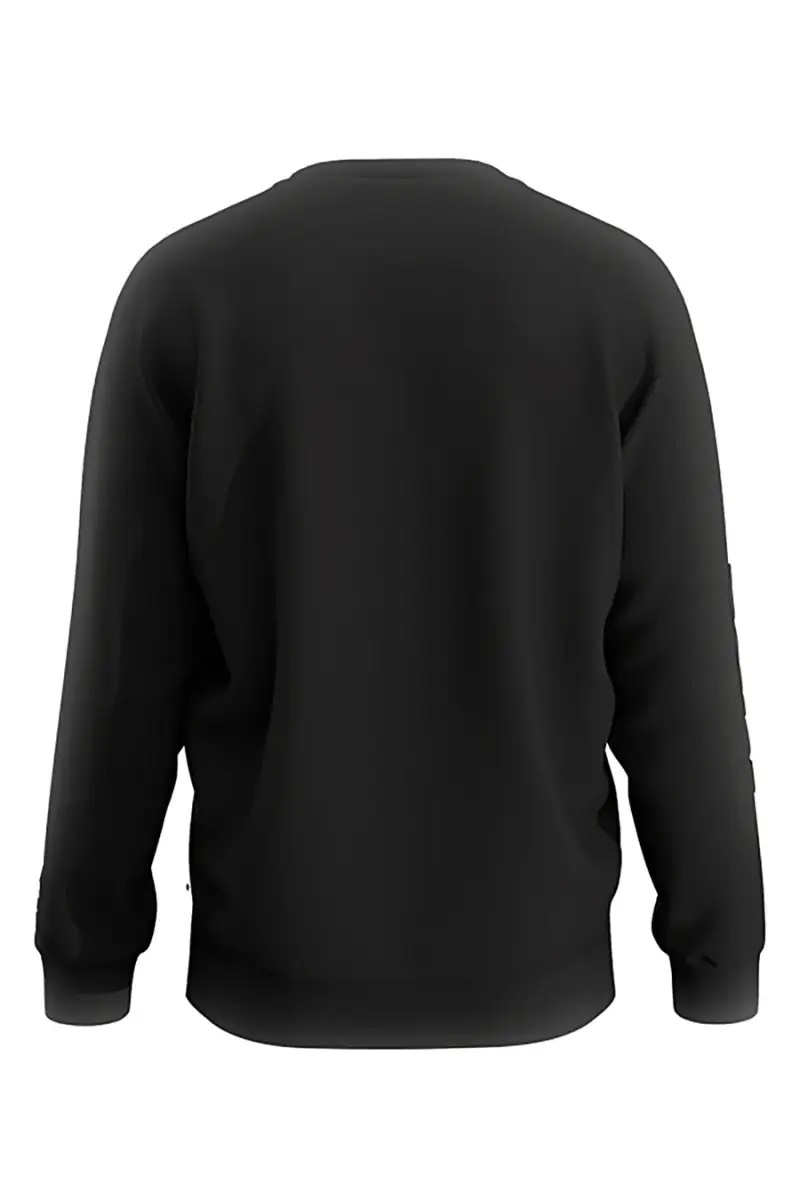 Felpa nera con tasca frontale e girocollo Joma Urban Street Sweatshirt [NERO] miniatura 2
