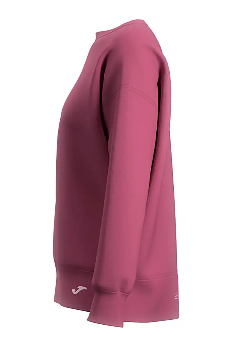 Felpa rosa crop con maniche raglan e stampa gommata Joma Breath Sweatshirt [VIOLA] miniatura 4