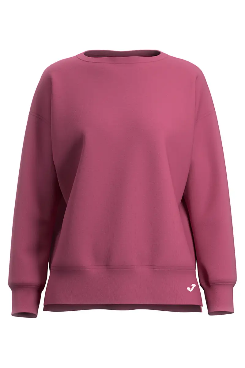 Felpa rosa crop con maniche raglan e stampa gommata Joma Breath Sweatshirt [VIOLA]