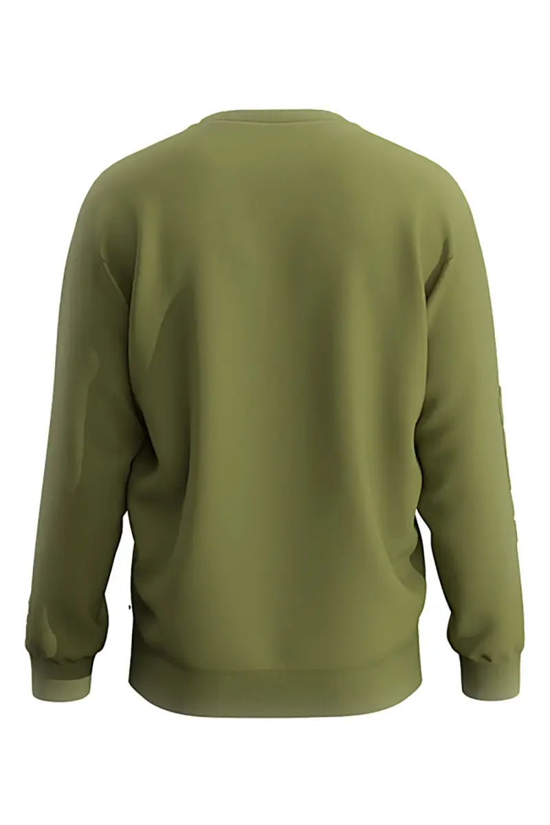 Felpa verde con tasca frontale e girocollo Joma Urban Street Sweatshirt [ARMY] miniatura 2