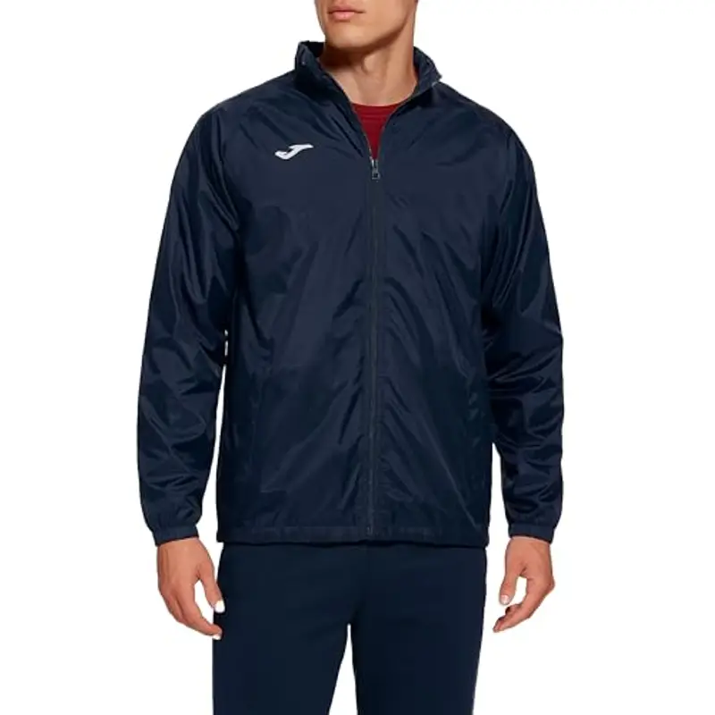 Joma Giacca Antipioggia con Cappuccio, 6XS alla 3XL - Impermeabile Antivento con Tasche Laterali e Polsini Elasticizzati - Iris