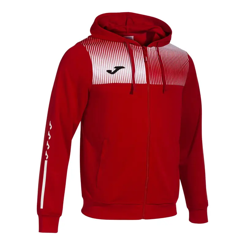 Giacca della tuta con cappuccio Joma ECO Supernova Rouge