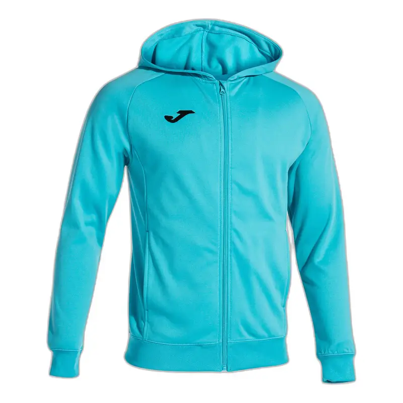 Giacca della tuta con cappuccio per bambini Joma Menfis Turquoise