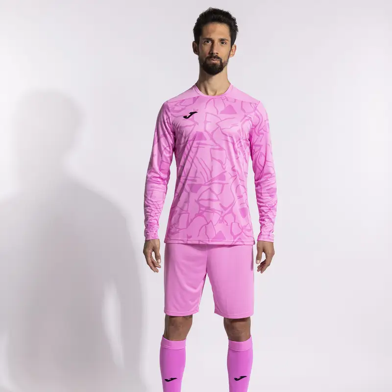 Kit maglia, pantaloncini e calzettoni calcio da portiere Joma Zamora IX Rose