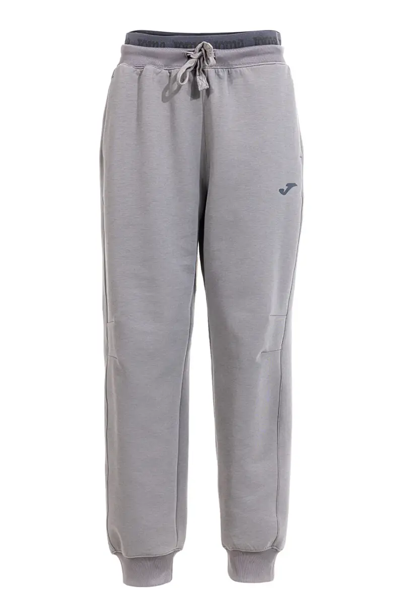 Pantaloni jogger grigi con fascia elastica e logo in silicone JOMA Step Long Pants [GRIGIO]
