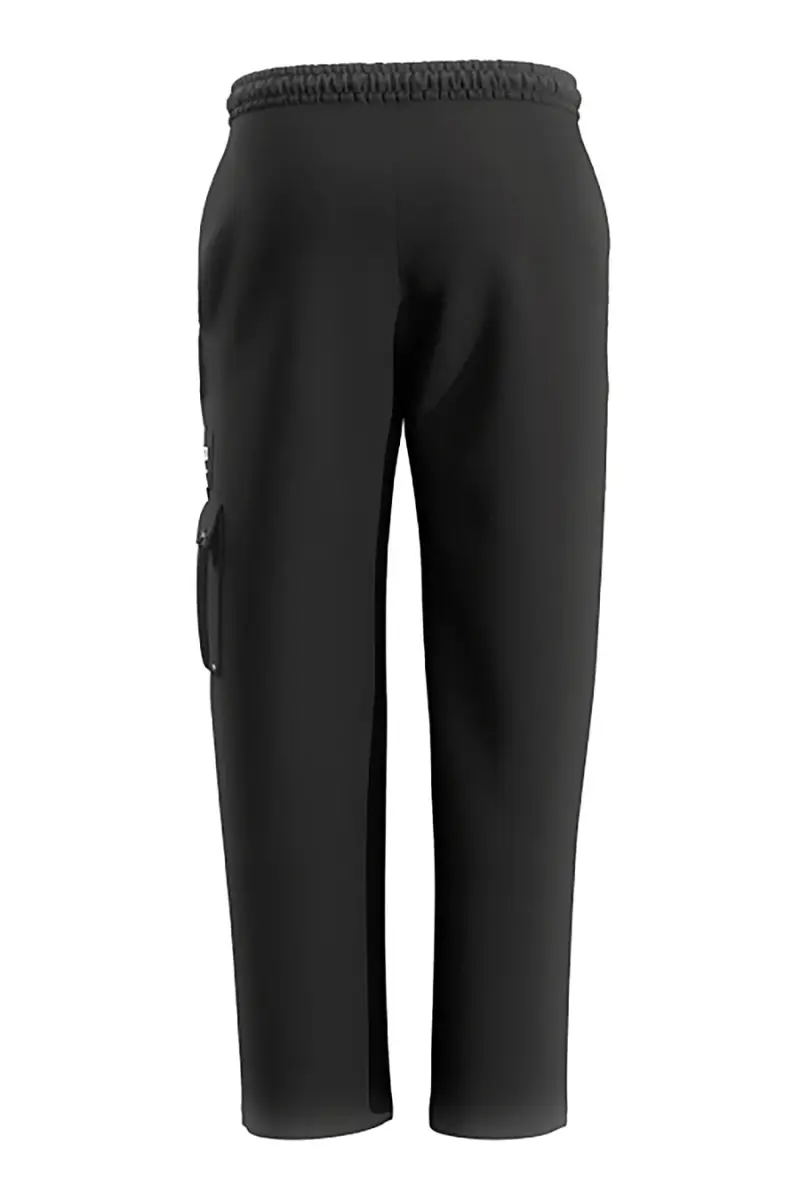 Pantaloni neri cargo in cotone con logo Joma Urban Streetlong Pants [NERO] miniatura 4