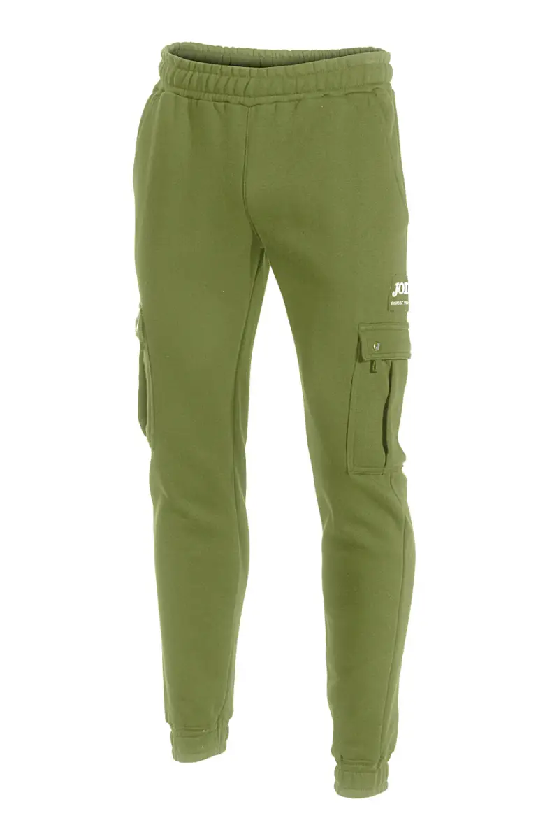 Pantaloni tuta cargo verdi con tasche e interno felpato Joma Street Long Pants [VERDE]