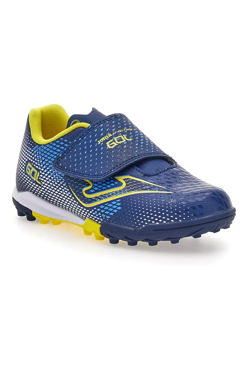Scarpa da calcio blu con suola turf Joma Gol Jr 2603 [BLUE] miniatura 2