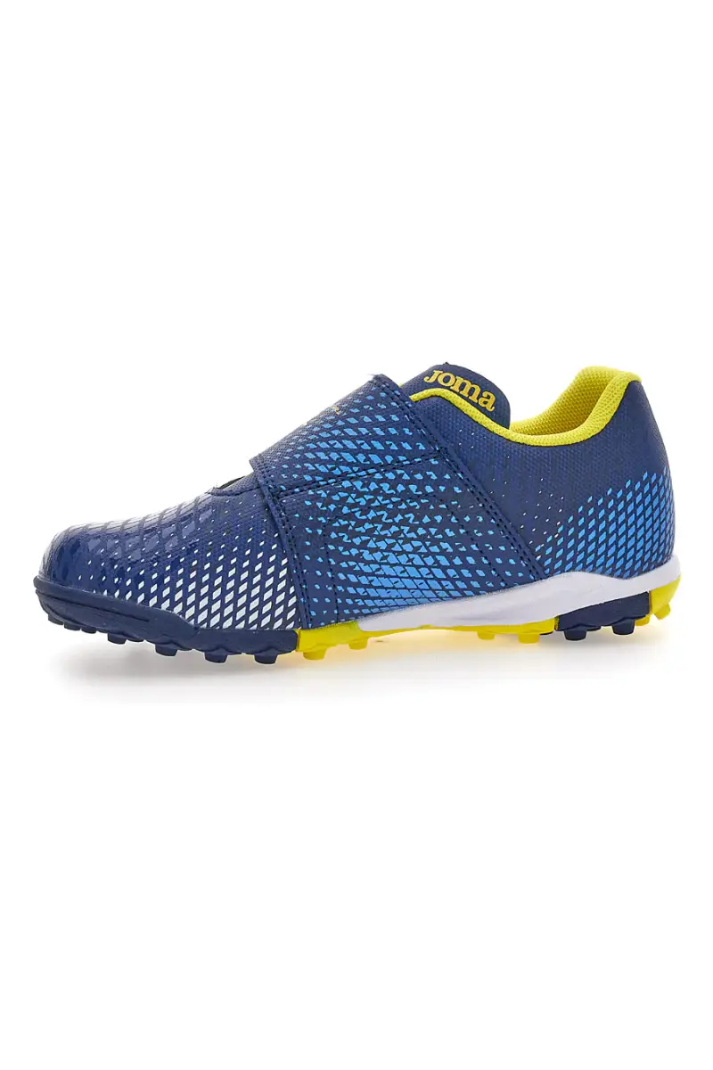 Scarpa da calcio blu con suola turf Joma Gol Jr 2603 [BLUE] miniatura 4