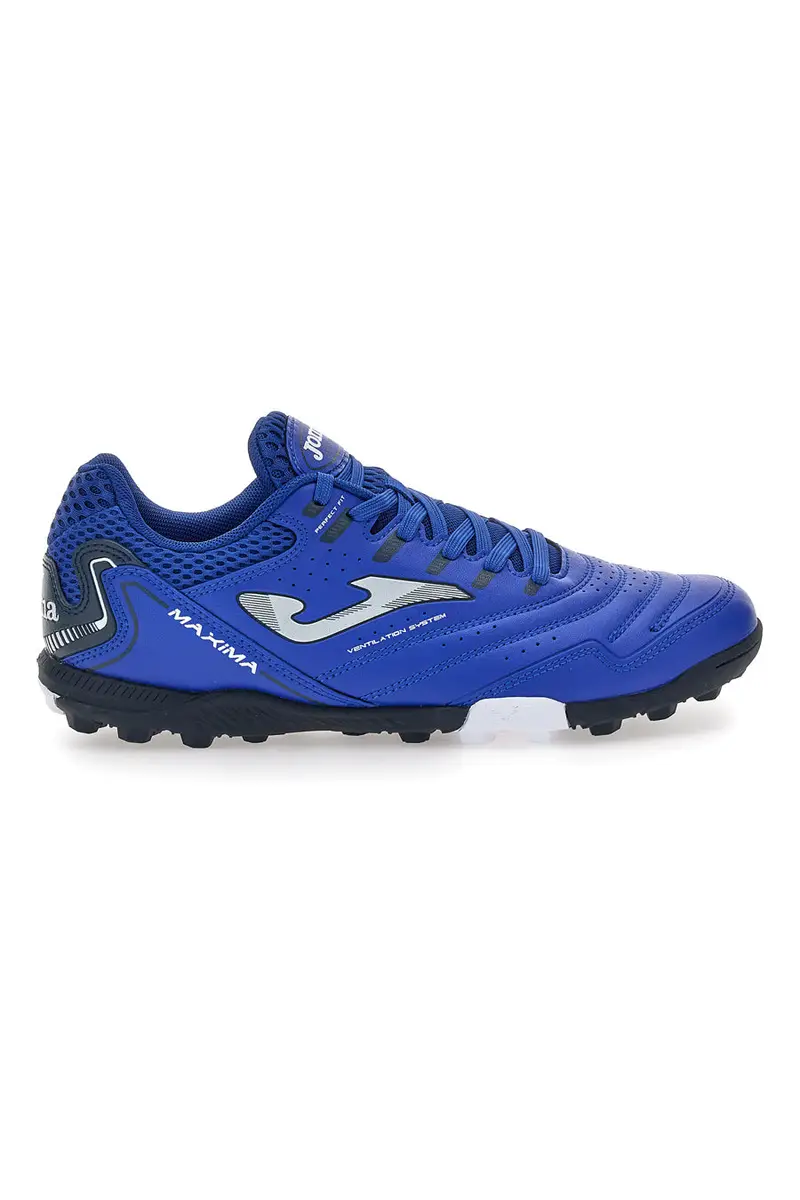 Scarpe blu calcio turf con tomaia traforata Joma Maxima 2404 [BLU]