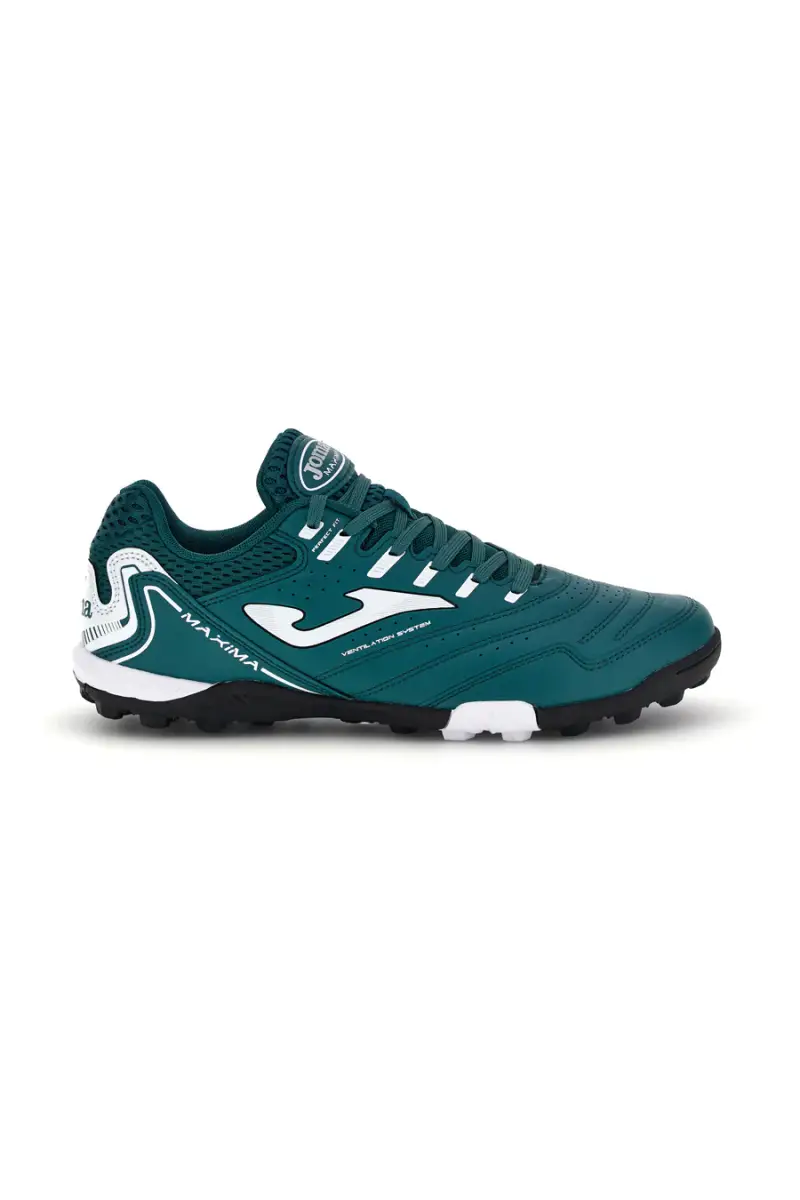 Scarpe calcio turf verde bianco suola multi tacchetti Joma Maxima 2617 [PETROLIO]