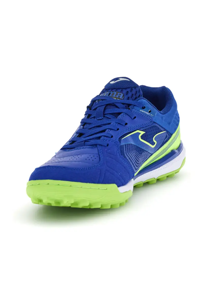 Scarpe da calcetto blu con inserti verdi Joma Gambeta 2603 [BLU] miniatura 3