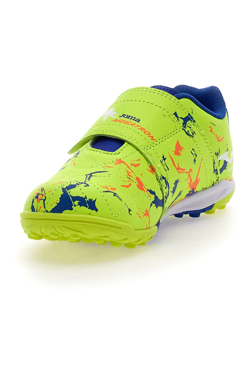 Scarpe da Calcetto Giallo Fluo Con Strappo Joma Megatron Jr 2409 [GIALLO] miniatura 3