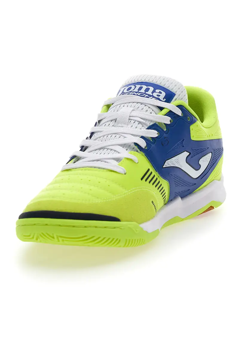 Scarpe da Calcetto Indoor Giallo Fluo e Blu JOMA CANCHA 2511 FUTSAL [GIALLO FLUO miniatura 3